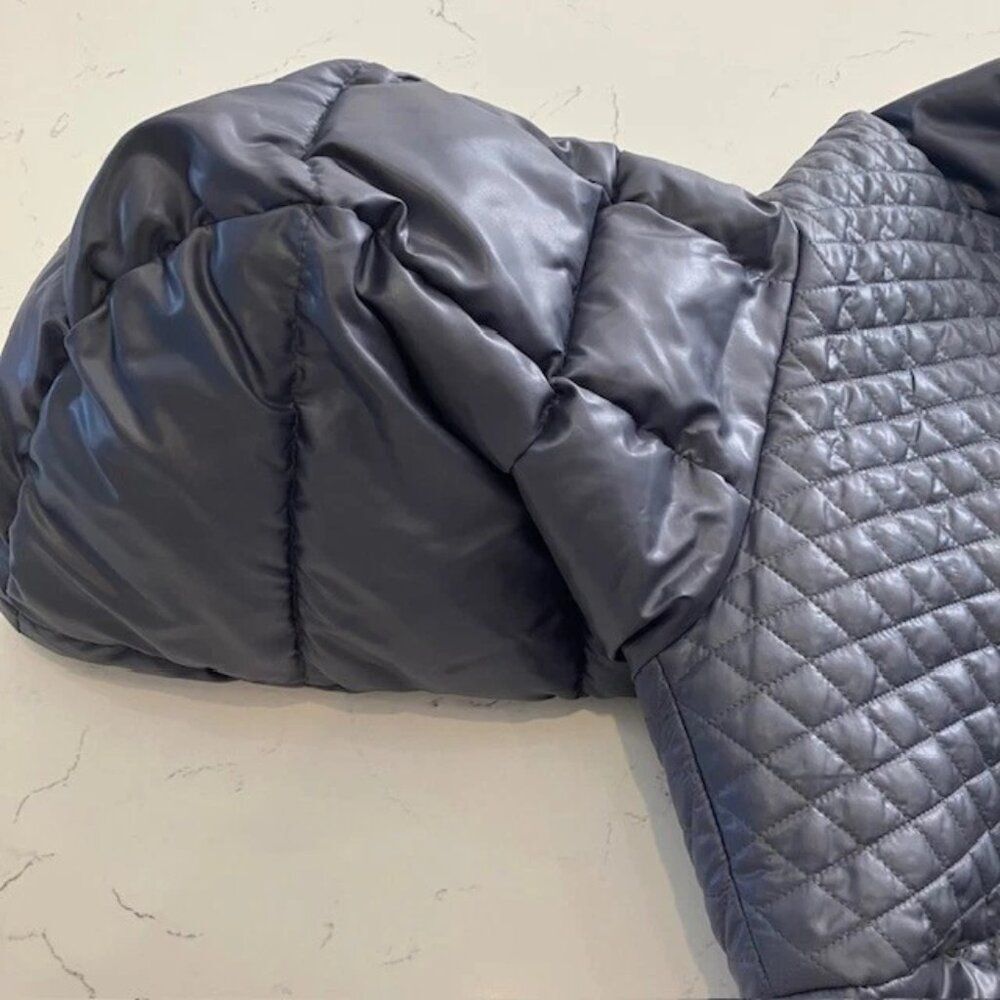 Mossimo Women's Long Black Hooded Puffer Coat Black Size XL Extra Large - Picture 8 of 11